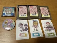 おそ松さん　キャンドゥ　アクリルスタンド３個 缶バッチ(シークレット)１個セット