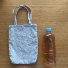 check&stripeのミナペルホネンコラボ布で作ったミニトートバッグ