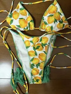 SHEIN レモン柄セパレートビキニ XS