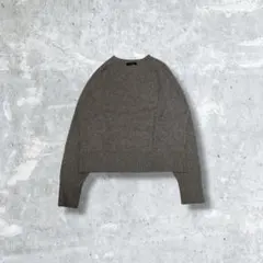 JEANASIS ニット グレー FREE セーター アンゴラ クルーネック