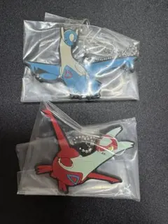 新品未使用】ポケモン ラティオス ラティアス ペアチャームストラップ