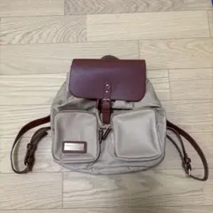 GASTON LUGA リュック バックパック ベージュ ボルドー