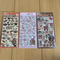 正規品　ボンボンドロップシール 3枚セット 和柄 桜 日本
