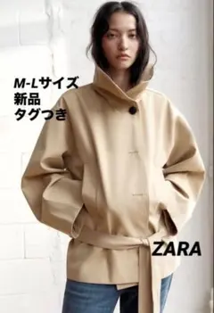 ZARA ナイロンポケットジャケット　M ZARA ナイロンポケットジャケット M - メルカリ