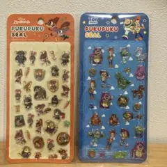 ズートピア・トイ・ストーリー ぷくぷくシール2セット　新品未開封です