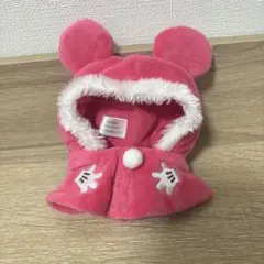 ユニベア　シークレットポンチョ　ディズニー　ディズニーストア　赤　ピンク