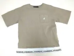 カンゴール 半袖　Tシャツ　155　ベージュ　重ね着風のサムネイル