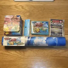 ポケカ 沖縄限定　プレイマット　スリーブ　デッキケース　おまけ(ローダー)