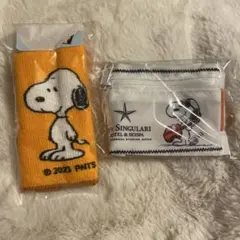 スヌーピー ミニタオルとリストポーチセット