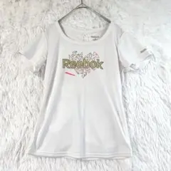 リーボック Reebok 半袖Tシャツ フロントロゴプリント スポーツ M