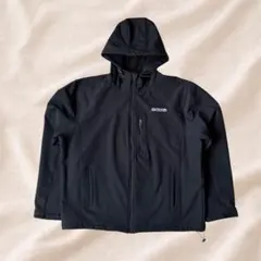 OUTDOOR ジップアップ 黒 ライトアウター キャンプ アウトドア 5XL