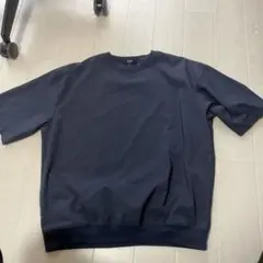BEAMS HEART Tシャツ半袖ニット ネイビー Lサイズのサムネイル