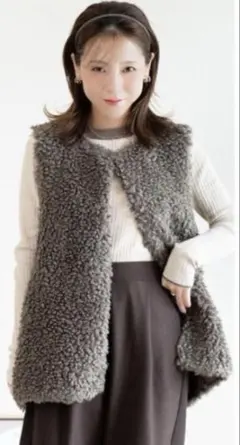 新品　ボアジレ　M インフルエンサー tal.by yumi ユミ　陽 しまむら