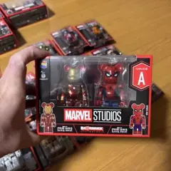MARVEL BE@RBRICK アイアンマン スパイダーマン セットA賞