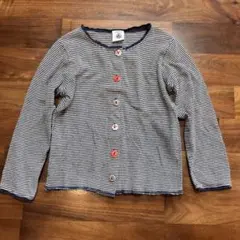 PETIT BATEAU ストライプ 長袖カットソー 4A