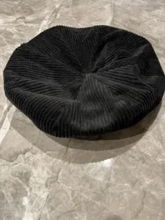 niko and... コーデュロイ ベレー帽 M 黒