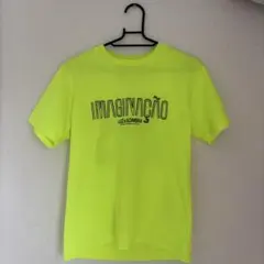 IMAGINAÇÃO LUZ e SOMBRA 蛍光イエローTシャツ