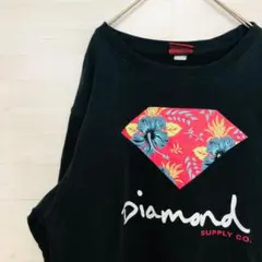 Diamond　ダイアモンドサプライ　古着　スウェット　黒　ブラック　Mくらいのサムネイル