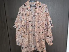 ANASIS ペイズリー柄 長袖シャツ サイズ4