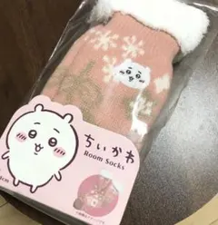 ちいかわ ルームソックス 22-24cm ピンク