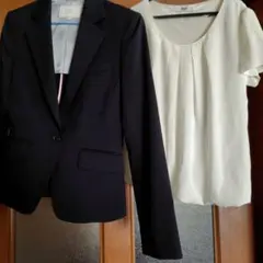 スーツジャケット 半袖シャツ 2点セット