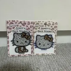 ハローキティ ジュエリーデコステッカー 2点