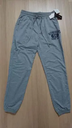 【新品タグ付】薄手のグレー ジョガーパンツ