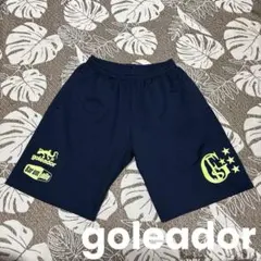 goleador ゴレアドール バックロゴ プラクティスパンツ ネイビー S