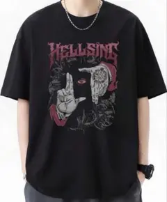 HELLSING ヘルシング グラフィックTシャツ ブラック