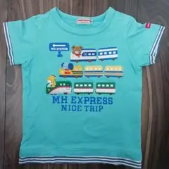 ミキハウス　90　Tシャツ　男の子　新幹線