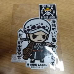 ONE PIECE トラファルガー・ロー ステッカー B SIDE LABEL