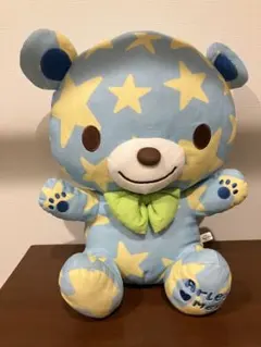 星柄クマのぬいぐるみ