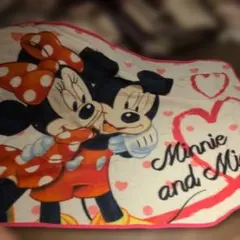 ミニーマウスとミッキーマウスの毛布