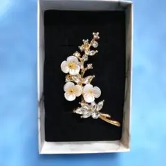 【新入荷】No.59　花モチーフブローチ