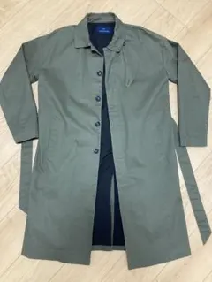 TRANS CONTINENTS オリーブ トレンチコート M