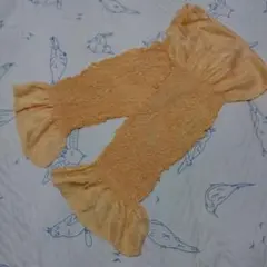 オレンジ色の帯揚げ