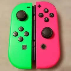【美品純正完動品】Nintendo Switchジョイコン 青とグリーンピンク②