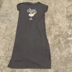 ジェラートピケ 冷触感レーヨン半袖ロングワンピース