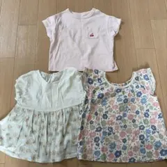 UNIQLO ベビーキッズ　Tシャツ　80㎝〜90㎝　３枚セット