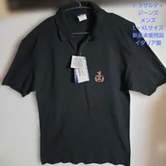 希少レア 90s トラサルディジーンズ　ナンバーワンポロシャツ Lイタリー製のサムネイル
