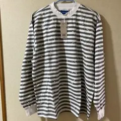 BEAMS ストライプ 長袖カットソー M T. GREY