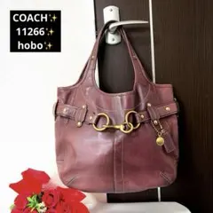 コーチ トートバッグ エルゴ ベルテッド マガジン レザー 本革　11266