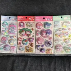 4枚セット！おまけつき！サンリオ ポップデコパーティー わたあめカプセルシール