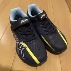 【未使用品】 ASICS ネイビー/イエロー スニーカー