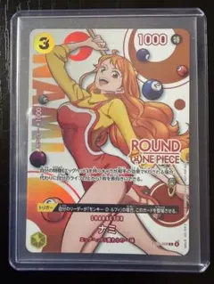 ROUND1 ラウワン ワンピース プロモーションカード ナミ - メルカリ