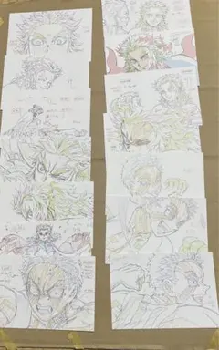 鬼滅の刃 ufotable 無限列車編 原画ポストカードセット 煉獄　猗窩座