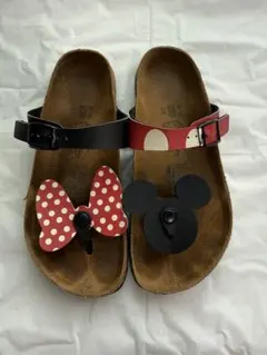 値下げ【Disneyコラボ】BIRKENSTOCK 36 ミッキー＆ミニーのサムネイル