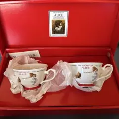 不思議の国のアリス Alice 陶器 マグカップ＆クリーマーセット 未使用
