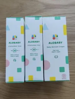 ALOBABY UV&OutdoorMist & BabyBottomCreamのサムネイル