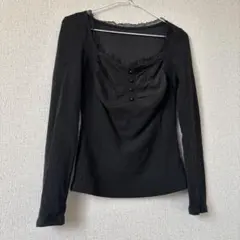 SHIEN Dazy 長袖カットソー ブラック s